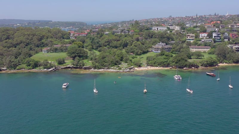 Milk Beach A Popular Swimming Spot in Sydney Harbour during the Summer