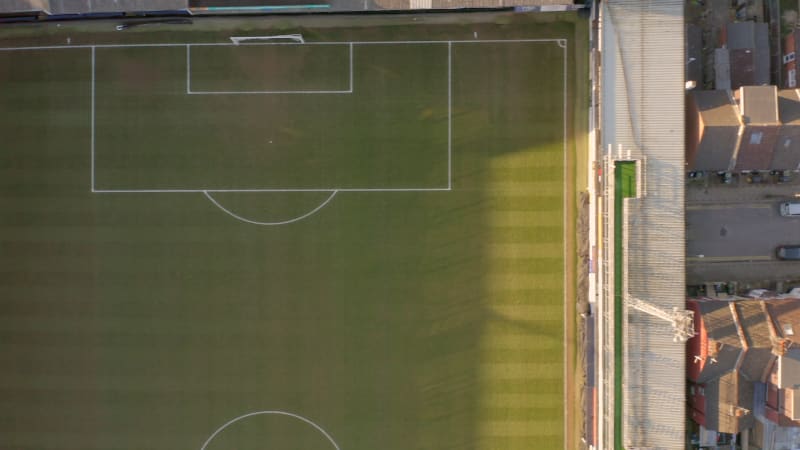 Luton Town Football Club Kenilworth Road Stadium Bird's Eye View