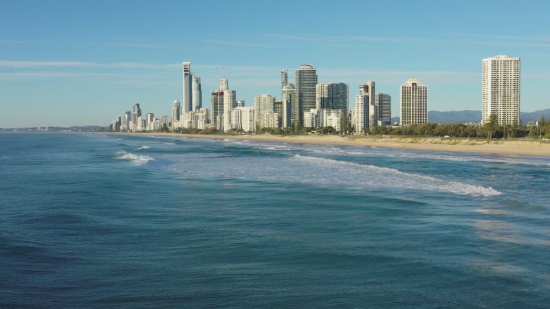 Aerial view of Main Beach