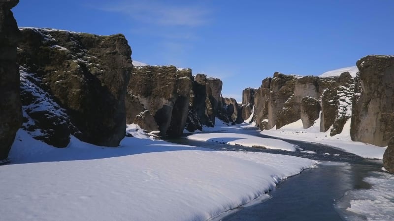 Fjaorargljufur Canyon