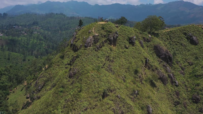 Aerial view of Little Adam's Peak, Ella, Sri Lanka