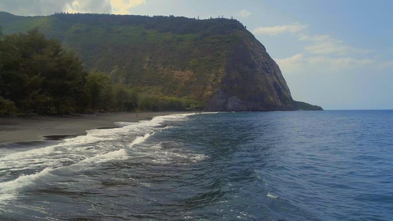 Waipio Beach and Valley in Hawaii