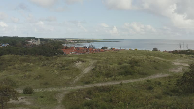 Scenic Terschelling Island in the Netherlands