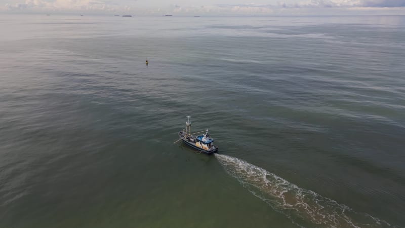 Fishing Boat in Katwijk, Netherlands