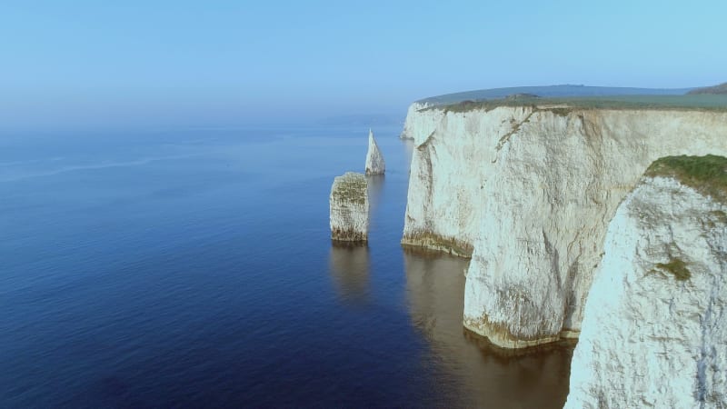 The Jurassic Coast, A Natural Coastal Feature of England from the Air