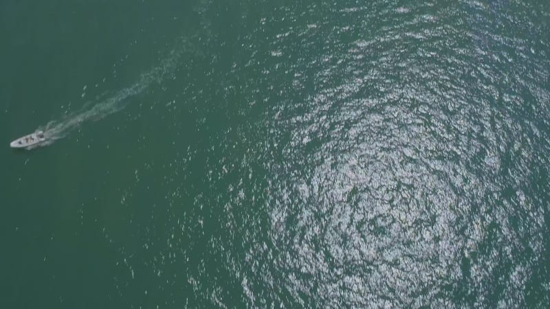 Bird's Eye View of an Abandoned Sea Fort