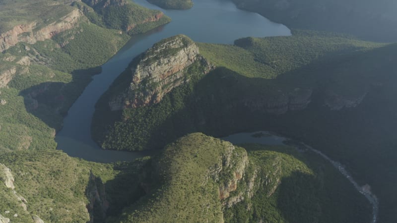 Aerial View of Blyde River Canyon Nature Reserve, Mpumalanga, South Africa.