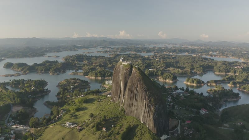 Aerial view of Piedra del Peñol.