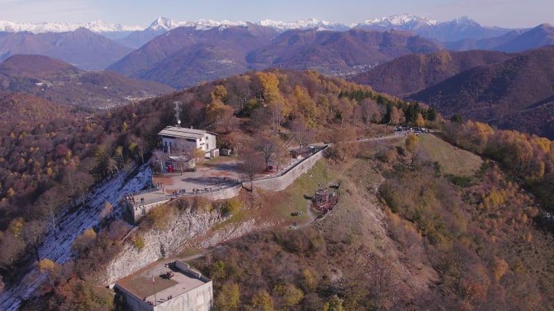 Sighignola Summit and the Balcone D'Italia Overlooking Lugano