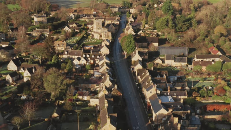 Cotswolds Village, a rural scene in English countryside with houses, property and real estate in the UK housing market, Bourton on the Hill, Gloucestershire, England