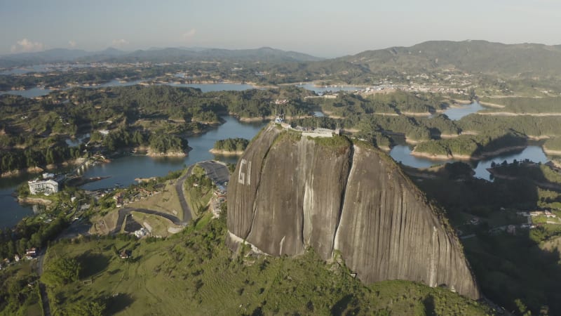 Aerial view of Piedra del Peñol.