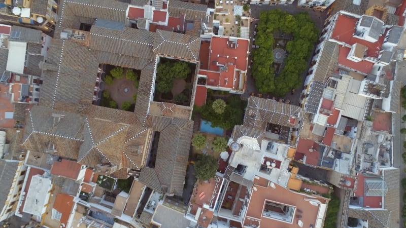 Rooftops and Streets of Seville