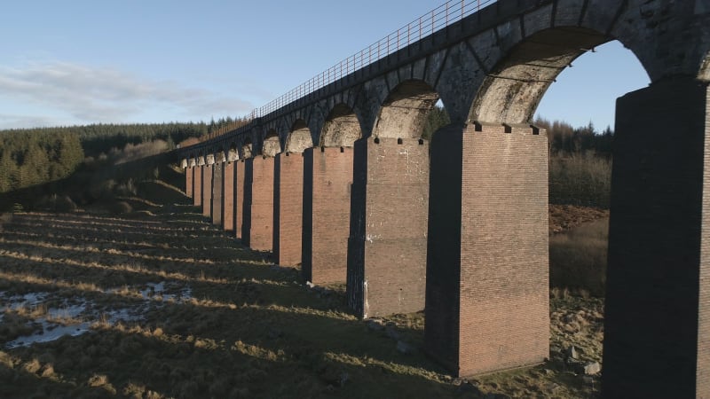 Old Viaduct in Fleet Western Scotland