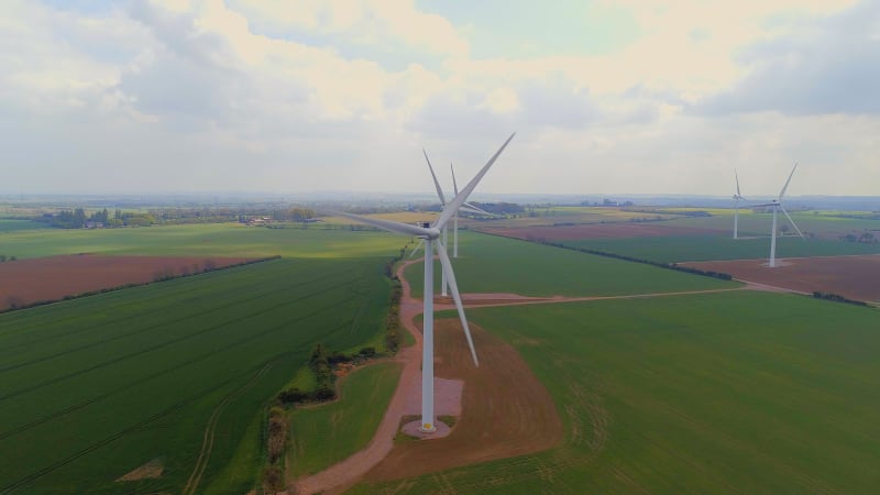Wind Farm in a Desolate Environment