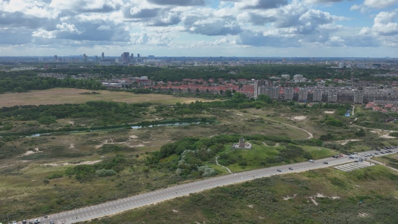 The Hague Cityscape and Scheveningen Beach