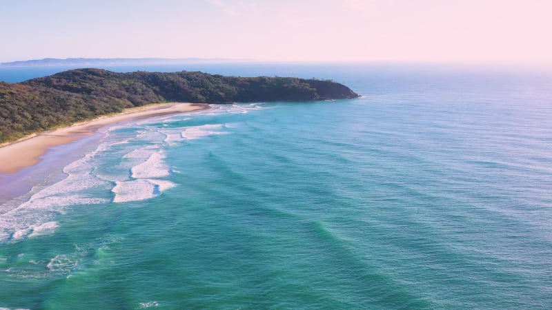 Aerial view of Alexandria Bay, Queensland, Australia