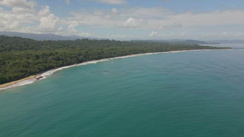 Costa Rica coastline and beach