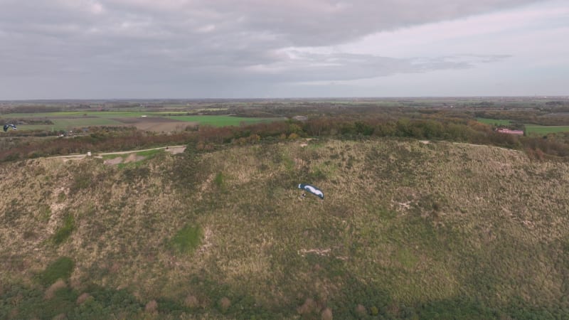 Paragliding Over Zoutelande Dunes