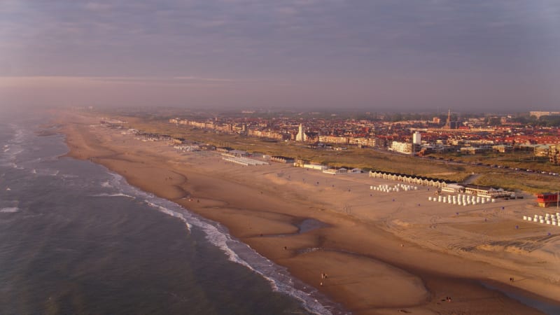 Serene Dusk at Katwijk aan Zee, Netherlands