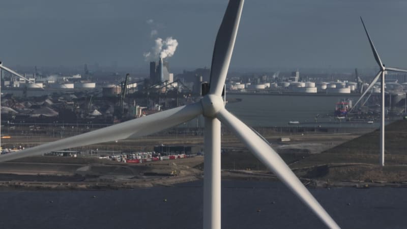 Windenergie im Hafen von Rotterdam — Eine nachhaltige Lösung