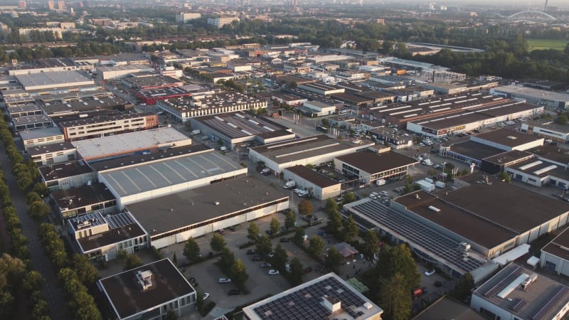 An industrial area in Overvecht, Utrecht, the Netherlands.