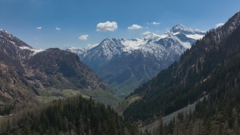 Aerial Perspective of Piemont Region's Natural Features