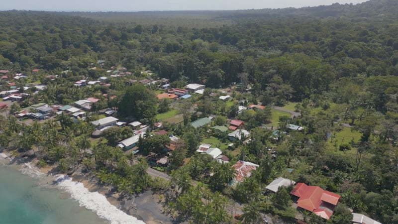 Village of Manzanillo in Costa Rica