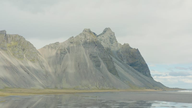 Aerial view of Oriental, Iceland