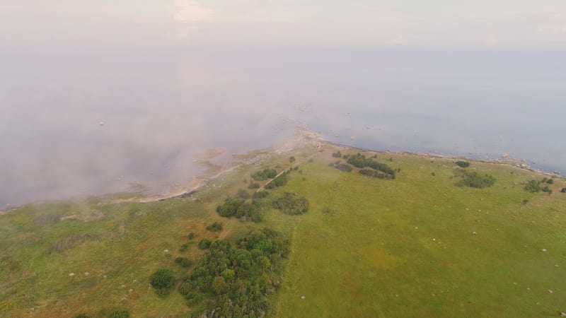 Aerial view of Kersleti, Lääne County.