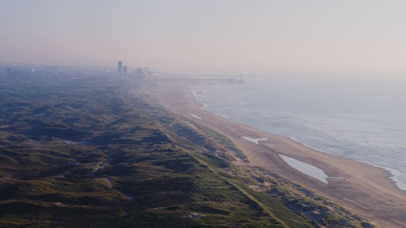 Meijendel Dunes and Scheveningen Skyline