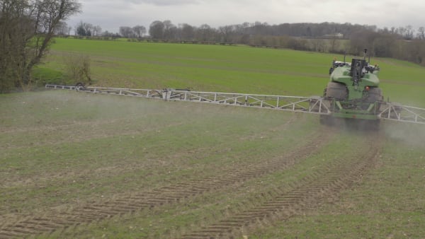 Farmland Being Sprayed With Controversial Glyphosate Herbicide