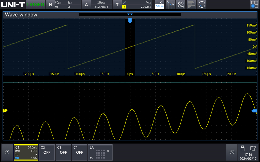 MSO3000HD 12-bit enhanced resolution