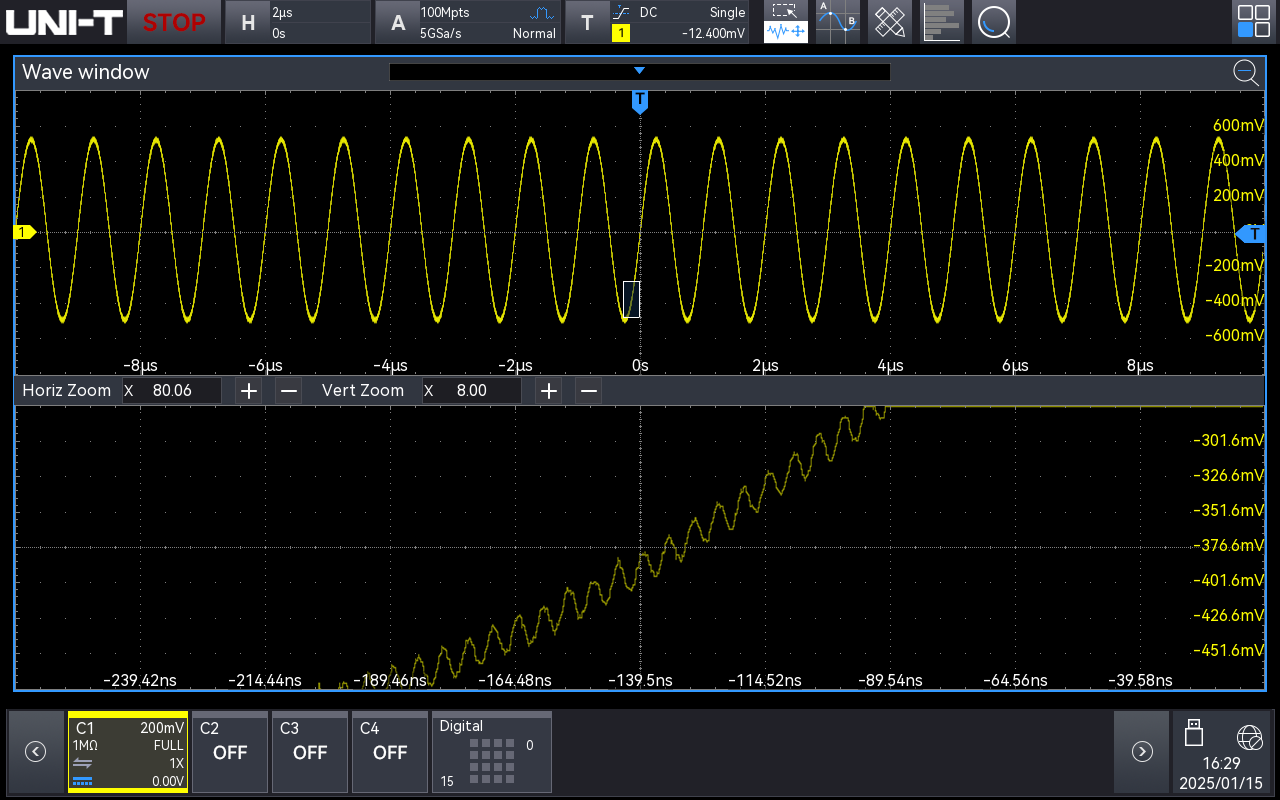 MSO5000HD 12-bit enhanced resolution