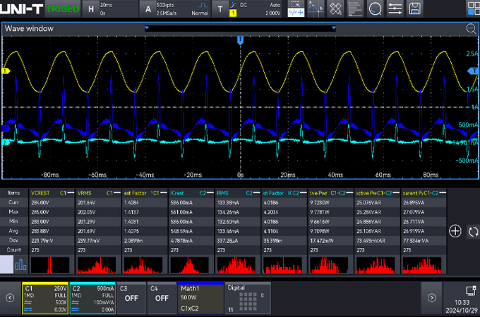 MSO5000HD power analysis suite