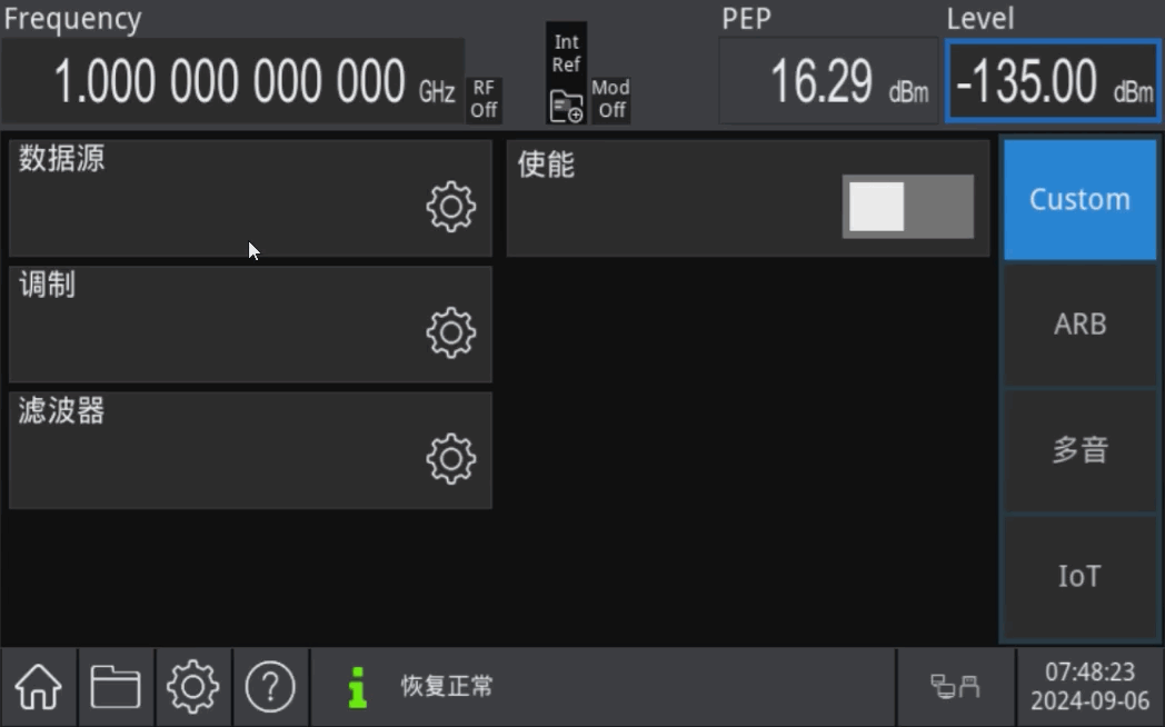 USG3000V vector modulation display