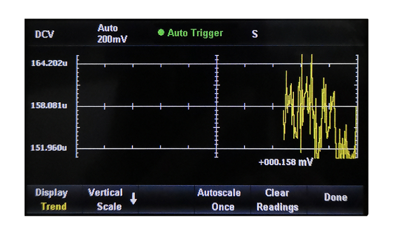 UT8805E data recording and trend display