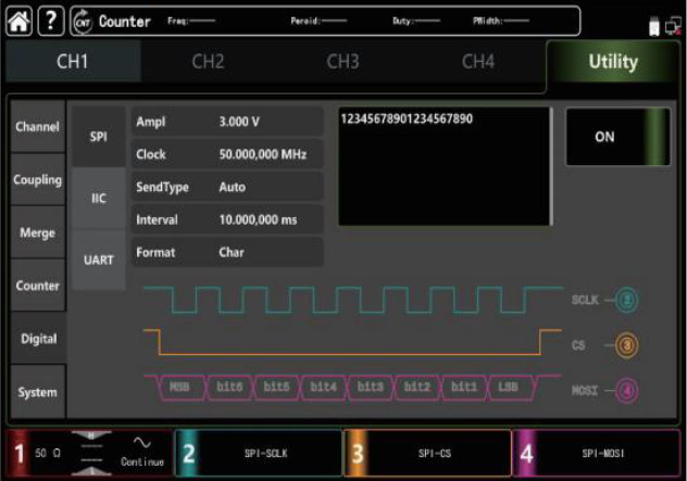 UTG9000T Digital Protocol Output