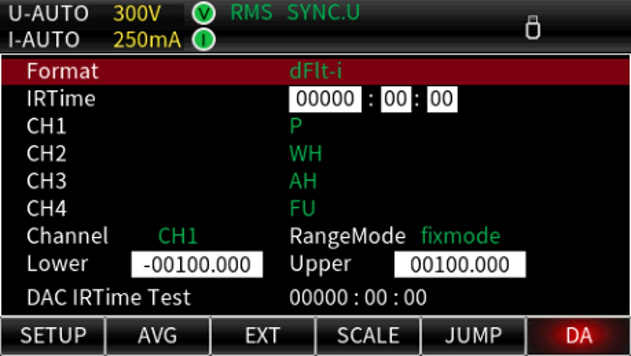 UTE310 DA Output