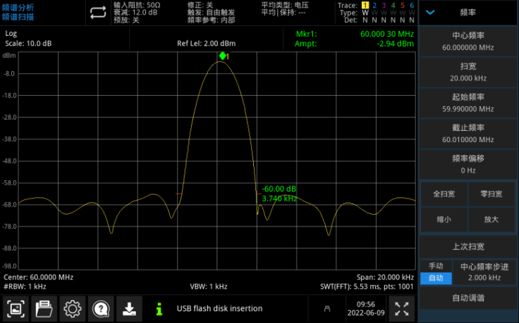 UNI-T UTS3060A Superior Signal Selectivity