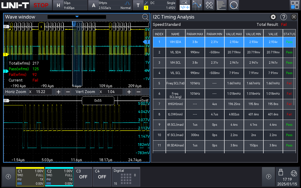 Precise timing analysis