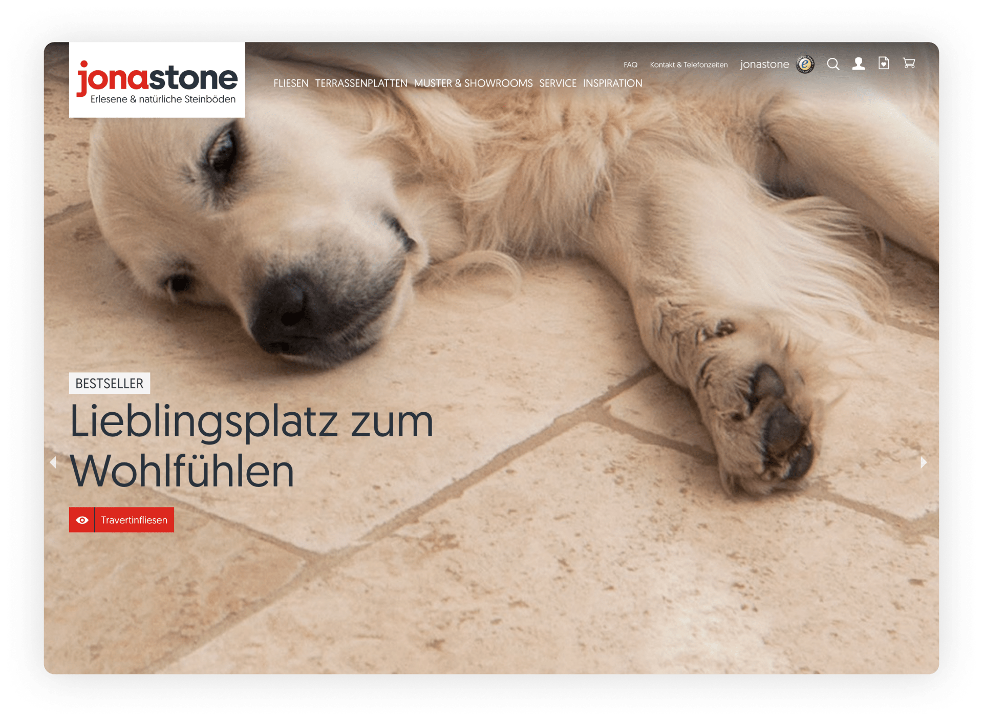 Screenshot www.jonastone.de