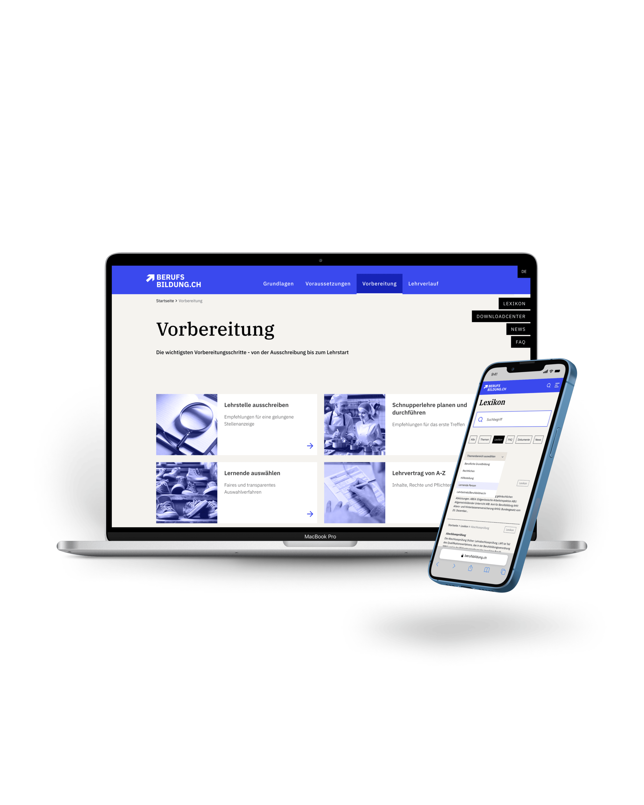 Different Devicec from SDBB | Abteilung Medien Berufsbildung 