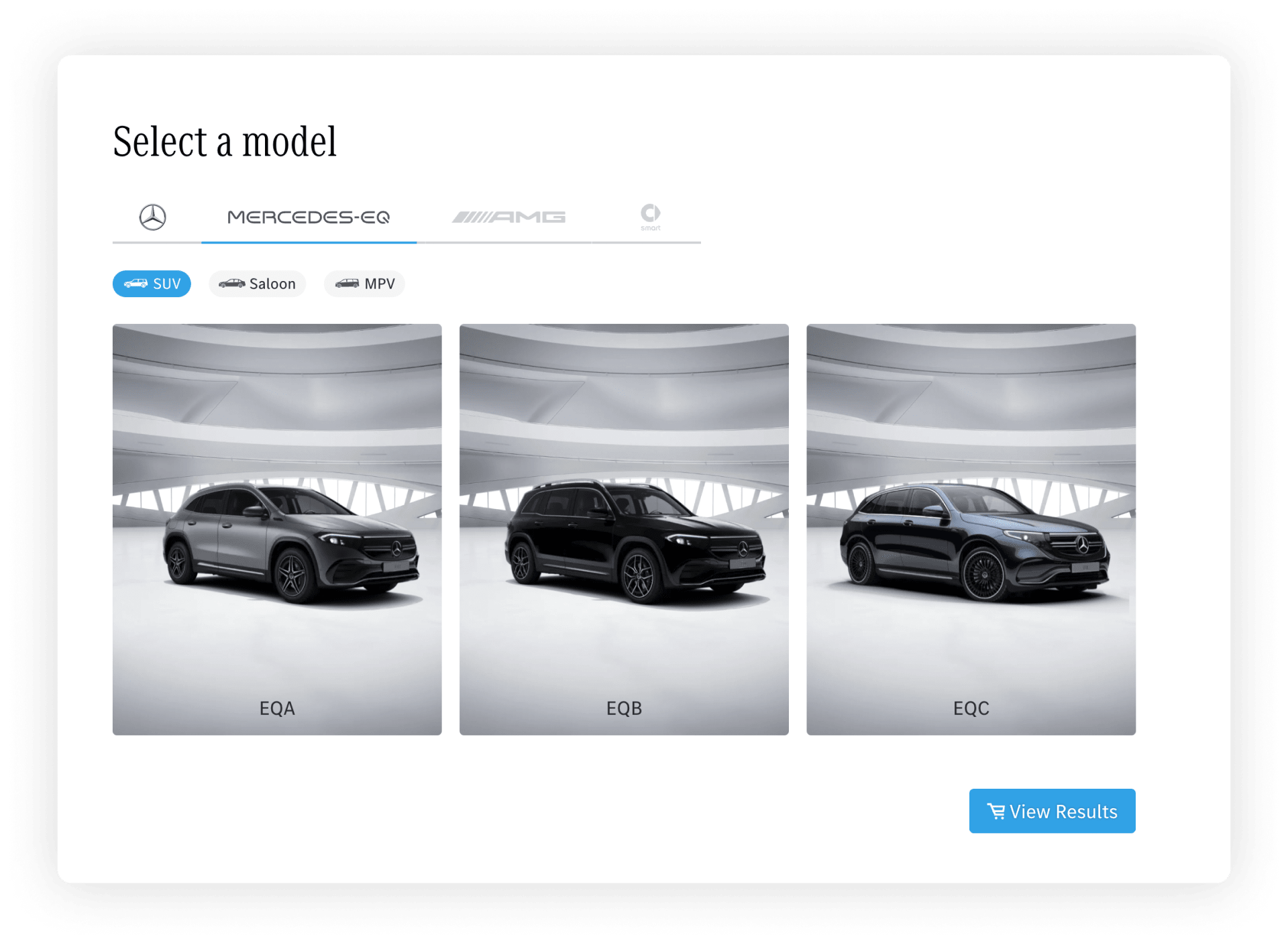 Das Bild zeigt drei unterscchiedliche Automodelle.