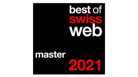 Logo Best of Swiss Web 2021 Master Award