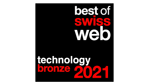 Logo Best of Swiss Web 2021 Technology Bronze Award