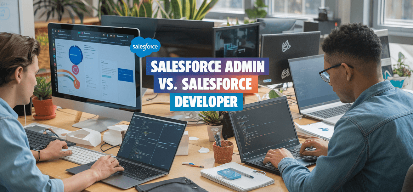 Salesforce Admin vs Developer, Salesforce Admin Vs Salesforce Developer