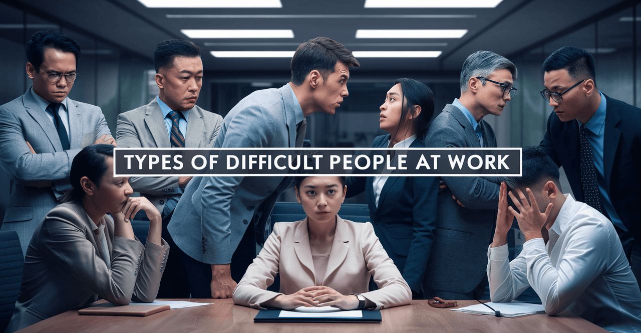 Difficult people at work, Types of difficult people at work