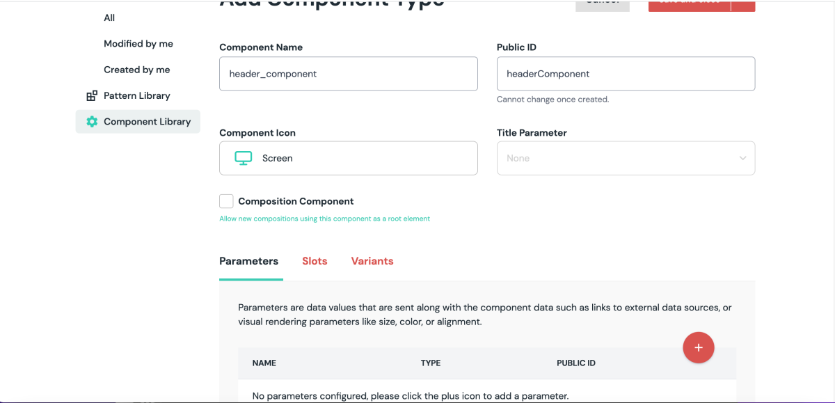 component name