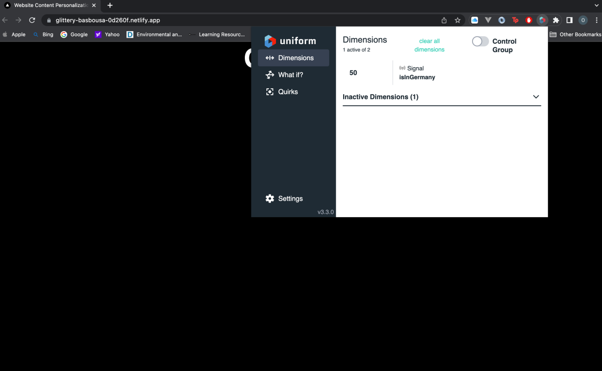 Personalized content for Germany (2)