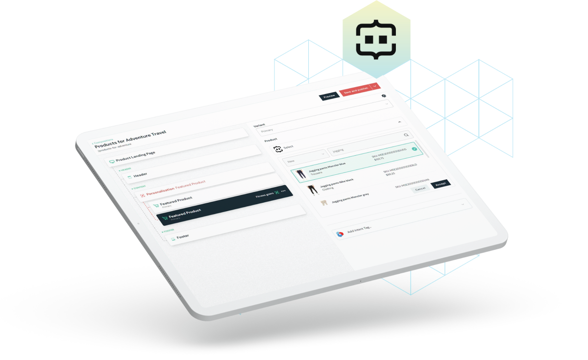 Hero Commerce layer - Ipad